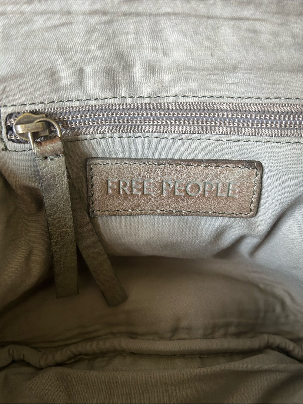 Free People Wilder Leather Concho Embellished Sling Bag in Frozen Earth - Picture 15 of 16
